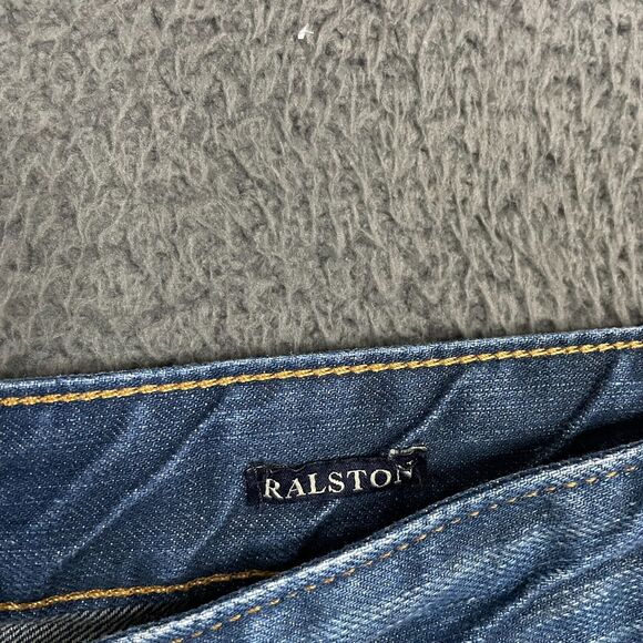 Scotch & Soda Jeans Mens 34x32 Blue Ralston Slim Fit Dark Wash Button Fly - Picture 6 of 16